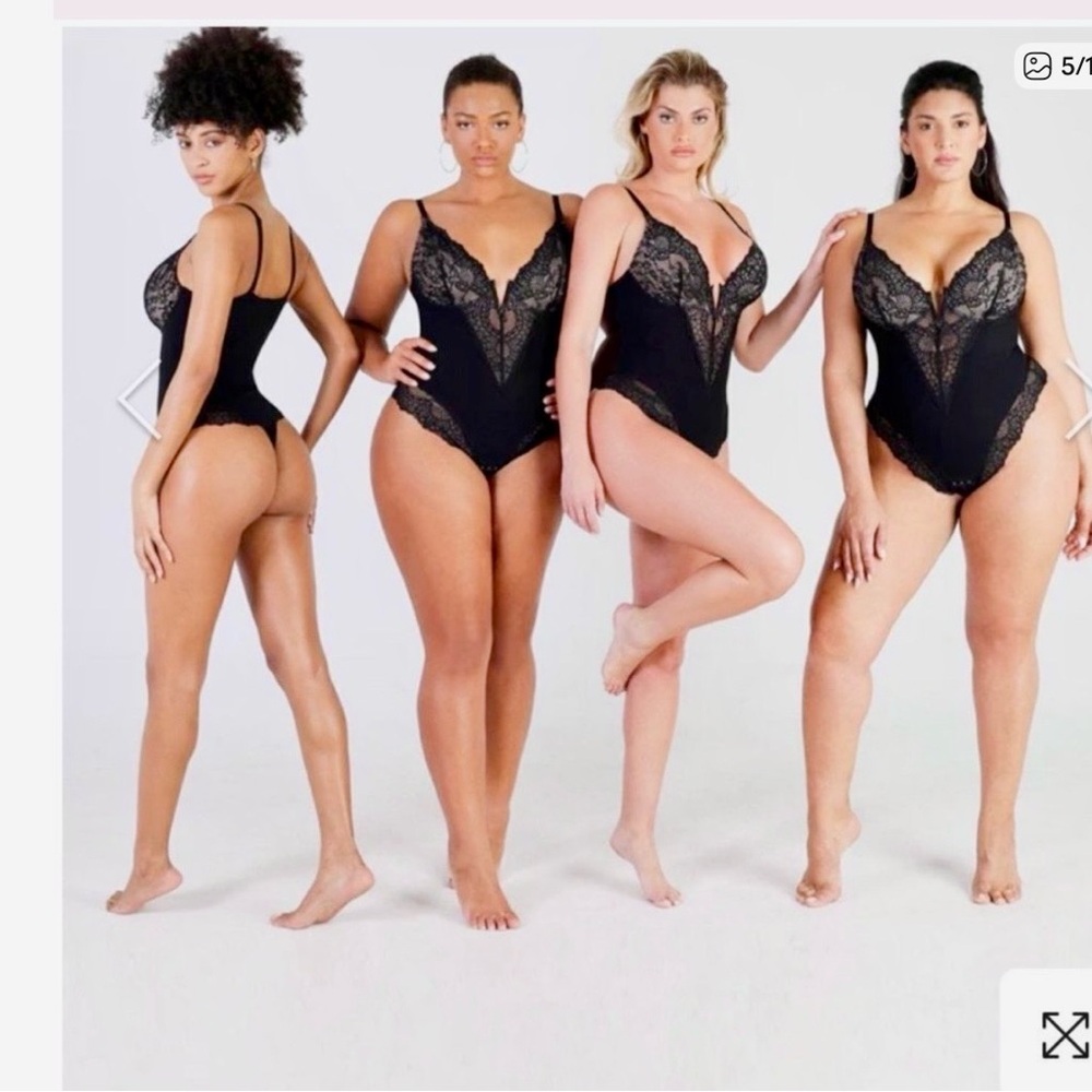 Popilush Yellow Bodysuit Shapewear XL NWT - Picture 9 of 13